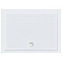 Roman Anti-Slip 1400 x 700mm White Rectangular Shower Tray