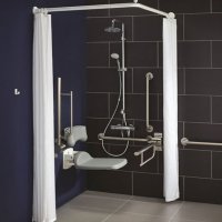 Armitage Shanks Doc M Contour 21 Shower Room Pack with Exposed Valve - Stainless Steel