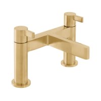 Vado Individual Edit Deck Mounted Bath Filler - Brushed Gold