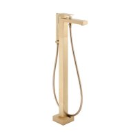 Vado Individual Notion Floor Standing Bath Shower Mixer - Brushed Gold