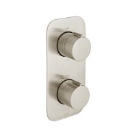 Vado Individual Tablet Altitude 2 Outlet Thermostatic Shower Valve With All-Flow Function - Brushed Nickel