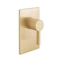 Vado Individual Edit 1 Outlet Manual Shower Valve - Brushed Gold