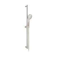 Vado Individual Showering Solutions Round Single Function Air-Injection Slide Shower Rail Kit - Brushed Nickel