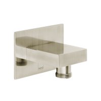 Vado Individual Square Wall Outlet - Brushed Nickel