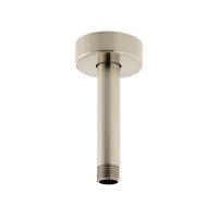 Vado Individual Showering Solutions Fixed Head Ceiling Mounting Shower Arm - Brushed Nickel 100mm (4")