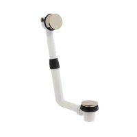 Vado Individual Push Type Bath Filler Waste & Overflow - Brushed Nickel