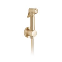Vado Individual Wastes & Fittings Luxury Shattaf Handset With Wall Bracket - Brushed Gold