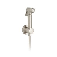 Vado Individual Wastes & Fittings Luxury Shattaf Handset With Wall Bracket - Brushed Nickel