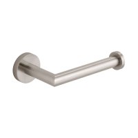 Vado Individual Knurled Accents Toilet Roll Holder - Brushed Nickel