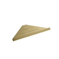 Vado Individual Shama Bathroom Corner Shelf - Brushed Gold