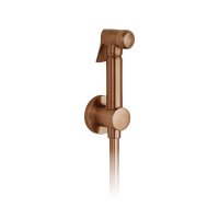 Vado Individual Wastes & Fittings Luxury Shattaf Handset With Wall Bracket - Brushed Bronze