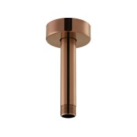 Vado Individual Showering Solutions Fixed Head Ceiling Mounting Shower Arm - Brushed Bronze 100mm (4")