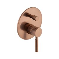 Vado Individual Origins 2 Outlet Manual Shower Valve With Diverter - Brushed Bronze