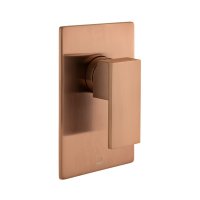 Vado Individual Notion 1 Outlet Manual Shower Valve - Brushed Bronze