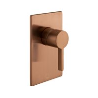 Vado Individual Edit 1 Outlet Manual Shower Valve - Brushed Bronze
