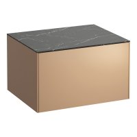 Laufen Sonar 600mm Copper & Nero Marquina Drawer Element without Cutout