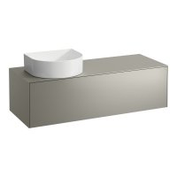 Laufen Sonar 1200mm Titanium (Lacquered) Drawer Element with Left Cutout