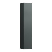 Laufen Lani Traffic Grey 1650mm 1 Door Tall Cabinet - Left Hand