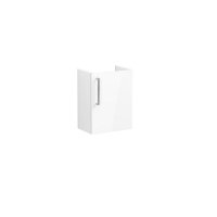 Vitra Root 45cm Compact Basin Unit with One Right Hand Door - High Gloss White