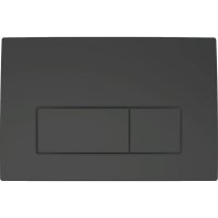 Geberit Delta 50 Matt Black Dual Flush Plate