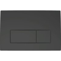 Geberit Delta 50 Matt Black Dual Flush Plate