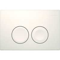 Geberit Delta 25 White Dual Flush Plate