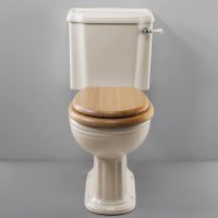Silverdale Belgravia Close Coupled Toilet - Old English White