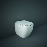 RAK Feeling Rimless Back to Wall Pan - Matt White