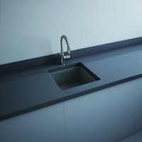 RAK Silvia 450mm Drop-In Kitchen Sink - Matt Grey