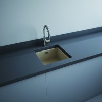 RAK Silvia 450mm Drop-In Kitchen Sink - Cappuccino