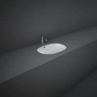 RAK Variant Oval Under-Counter Basin 50cm - Alpine White