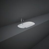 RAK Variant Elongated Oval Under-Counter Basin - Alpine White