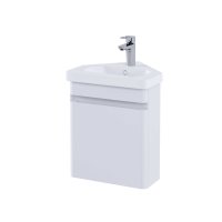 RAK Resort 450mm Corner Basin Unit - Matt White