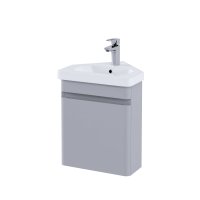 RAK Resort 450mm Corner Basin Unit - Matt Stone