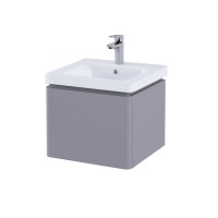 RAK Resort 550mm Single Draw Basin Unit - Matt Mushroom