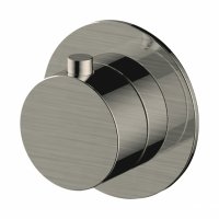RAK Petit Round Concealed Diverter, Single Outlet - Nickel