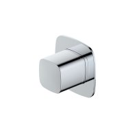 RAK Petit Square Concealed Diverter, Single Outlet - Chrome