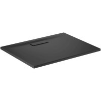Ideal Standard Ultraflat New 900 x 700mm Shower Tray with Waste - Silk Black
