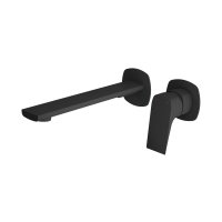 Vado Cameo Lever Wall Mounted Basin Mixer - Matt Black