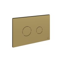 Vado Cameo Round Button Flush Plate - Satin Brass