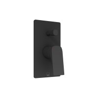 Vado Cameo Concealed 2 Outlet Manual Valve - Matt Black