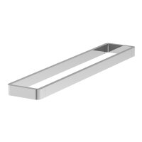 Vado Cameo 600mm Towel Bar or Shelf Frame - Chrome