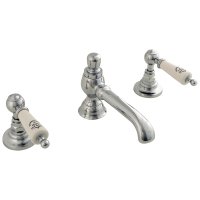 Silverdale Berkeley 3 Tap Hole Basin Mixer with Pop-Up Waste - Chrome