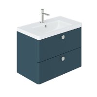 Vado Cameo 800mm Vanity Unit with 2 Drawers - Atlantic Blue