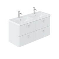 Vado Cameo 1200mm Vanity Unit with 4 Drawers - Arctic White