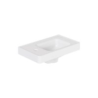 Vado Cameo 400mm Ceramic Basin with Left Tap Hole - Gloss White