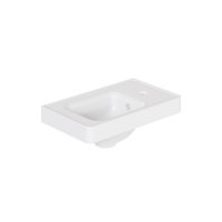 Vado Cameo 400mm Ceramic Basin with Right Tap Hole - Gloss White
