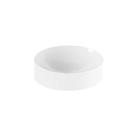 Vado Cameo Round Countertop Basin - Gloss White
