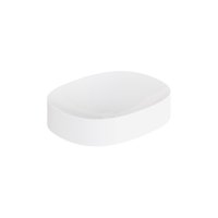 Vado Cameo Oval Countertop Basin - Gloss White