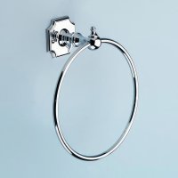 Silverdale Victorian Towel Ring - Chrome